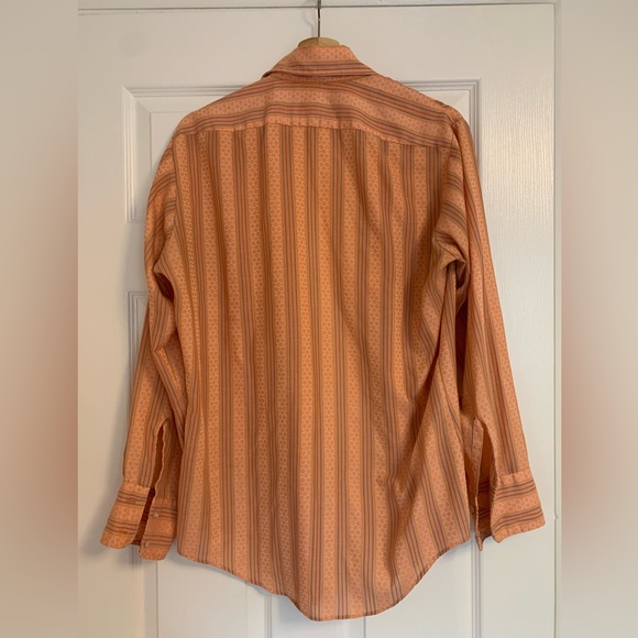 Vintage BBD Brand Traditionals Peach Button down - Picture 5 of 7
